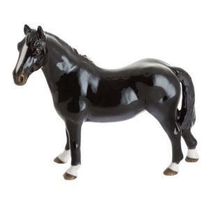 John Beswick Riding Pony (Black) JBH49